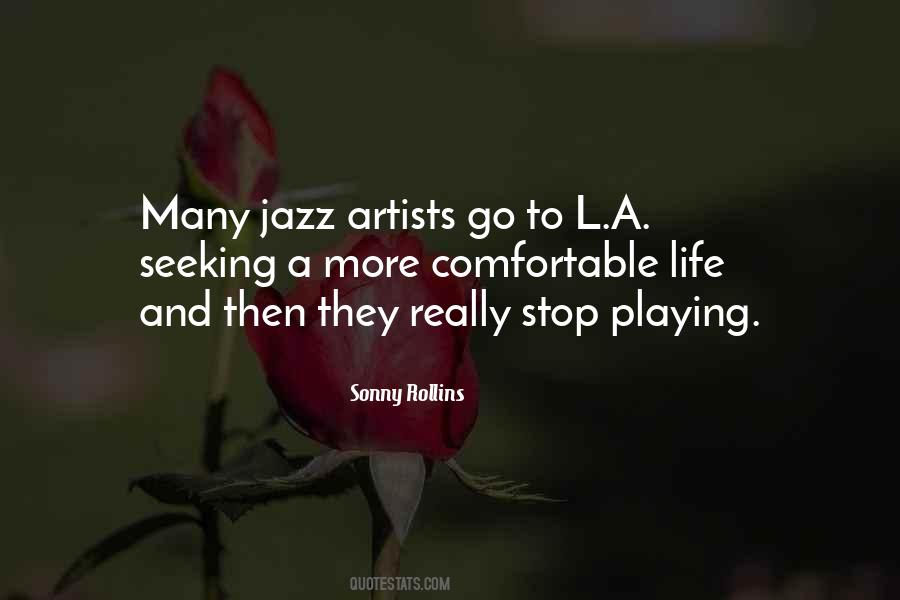 Playing Jazz Quotes #22622