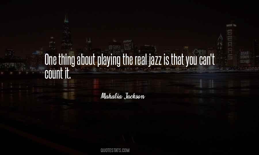 Playing Jazz Quotes #463014