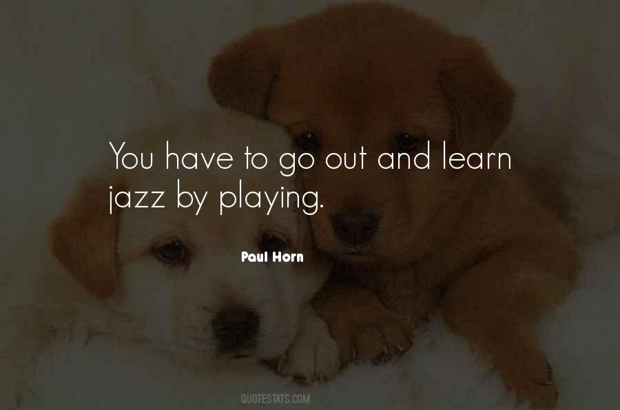 Playing Jazz Quotes #512694