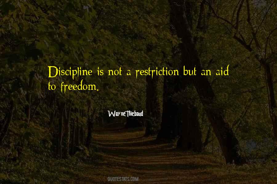 Quotes About Restriction #1608798