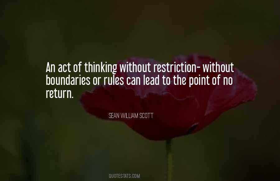 Quotes About Restriction #596049