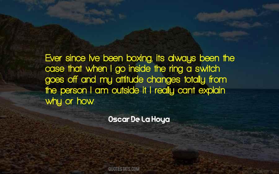 Quotes About The Boxing Ring #1040007