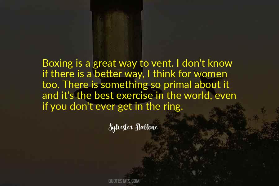 Quotes About The Boxing Ring #663439