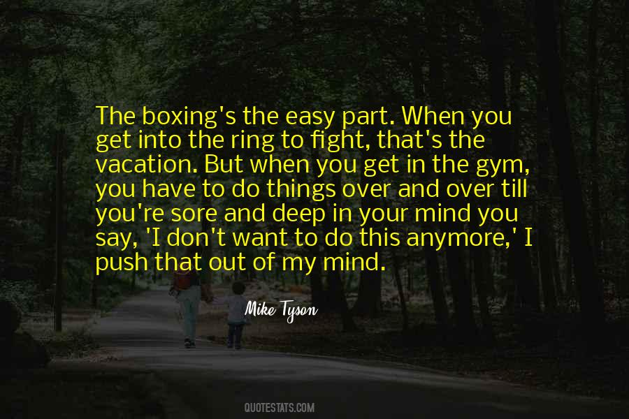 Quotes About The Boxing Ring #763947