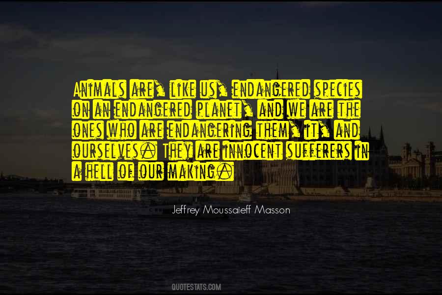 Endangered Animal Quotes #600109