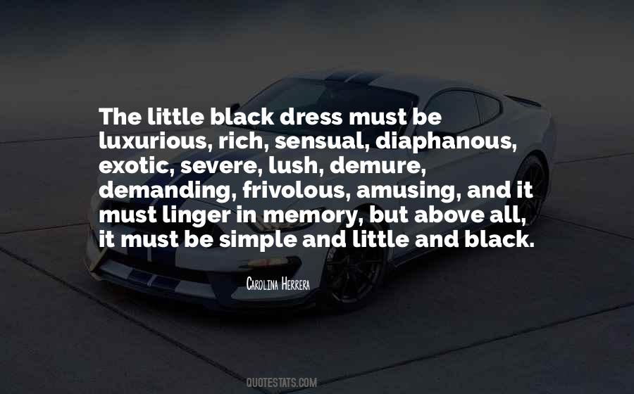 Quotes About Little Black Dress #39730