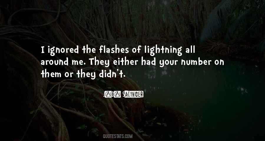 Quotes About Lightning #1232167