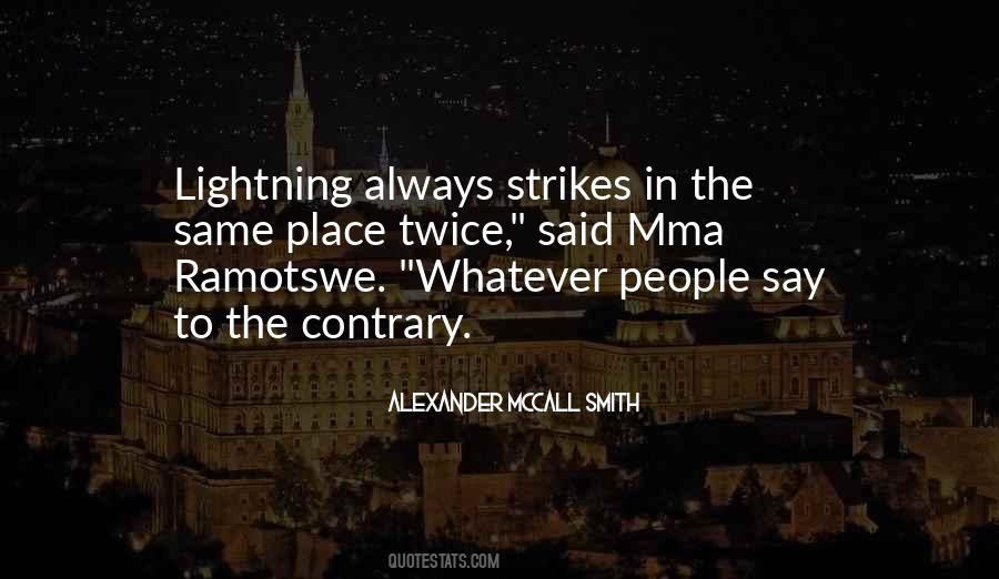 Quotes About Lightning #1248359