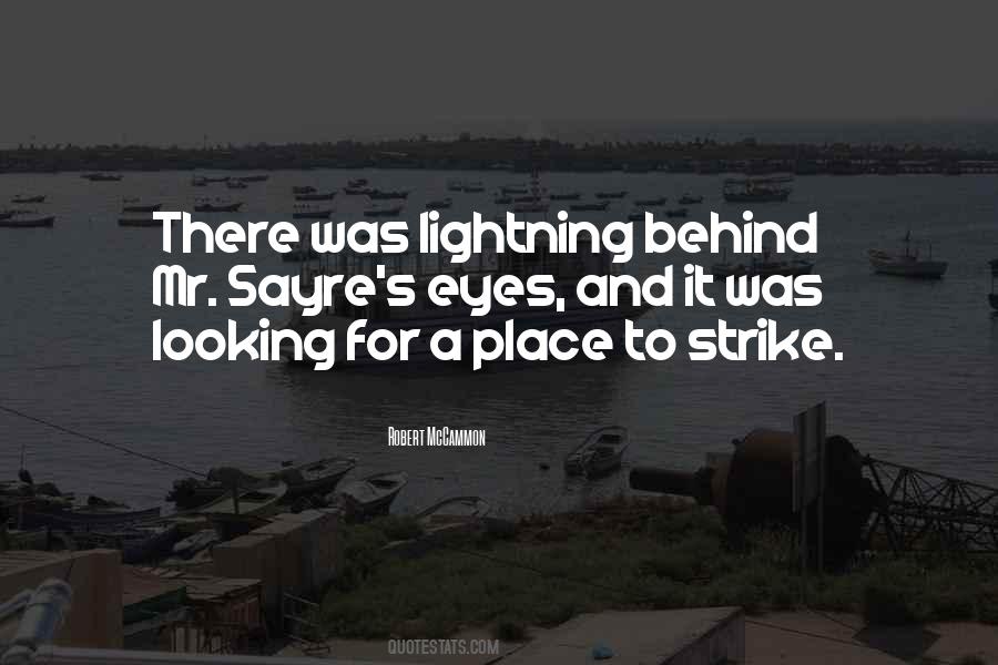 Quotes About Lightning #1260477