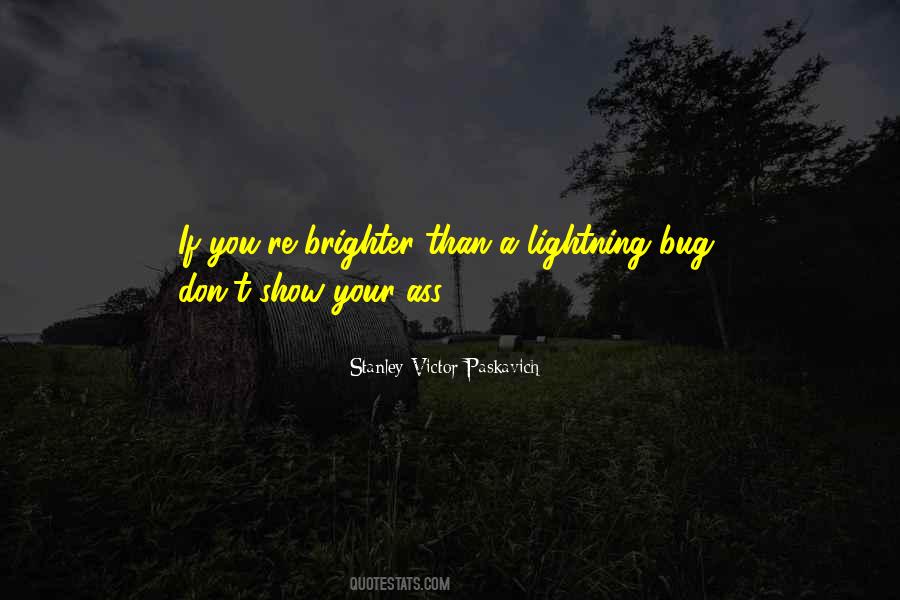 Quotes About Lightning #1342724