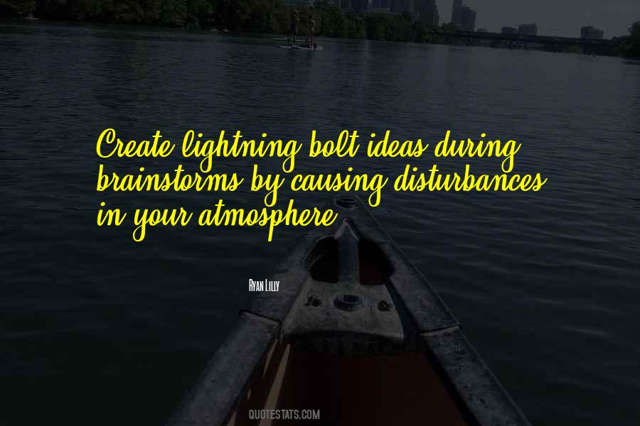 Quotes About Lightning #1349096