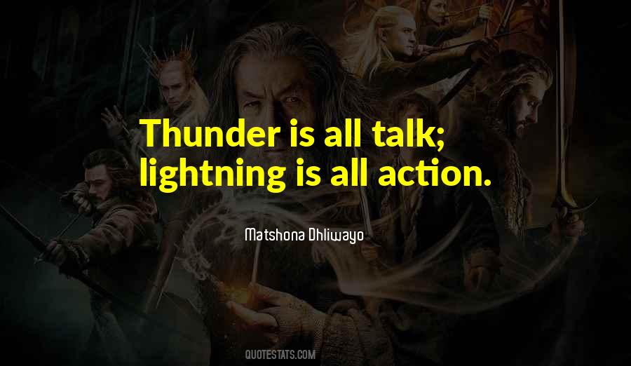 Quotes About Lightning #1349102