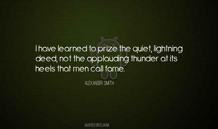 Quotes About Lightning #1367273