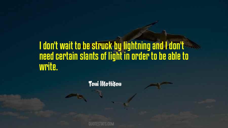 Quotes About Lightning #1382952