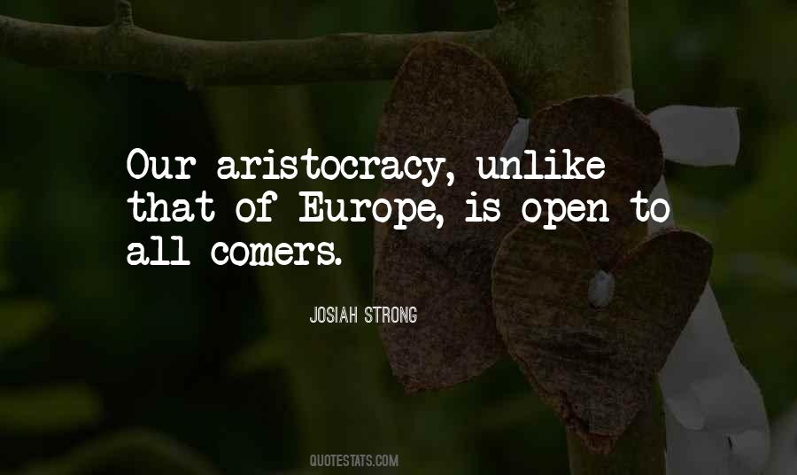 Quotes About Aristocracy #1206504
