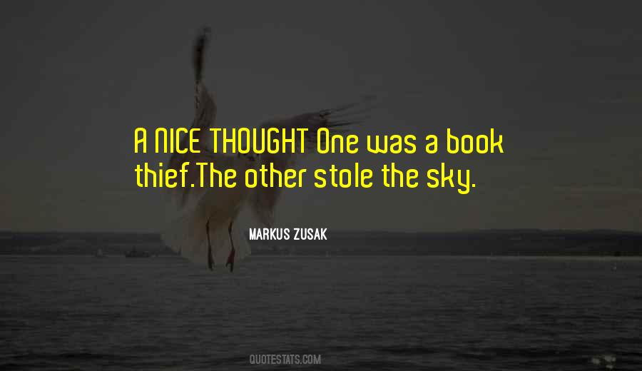 Quotes About The Sky In The Book Thief #1087097
