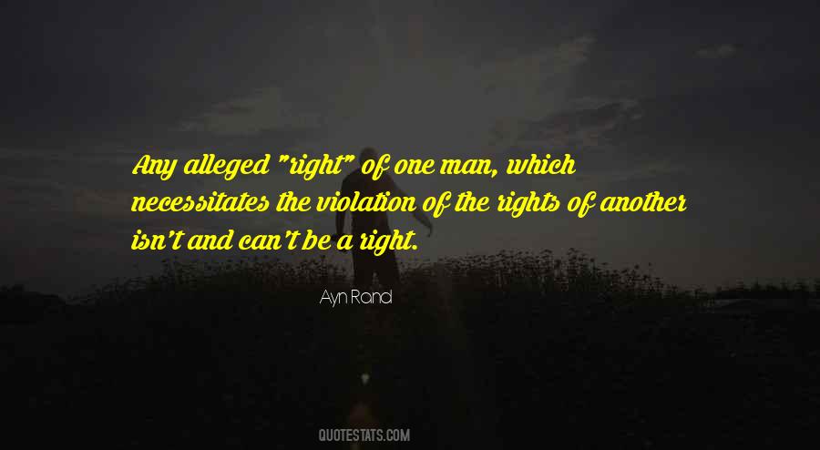 Quotes About Violation Of Rights #228448