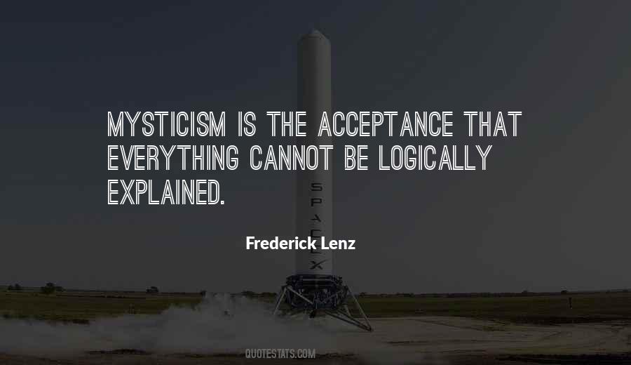 Quotes About Mysticism #1230764