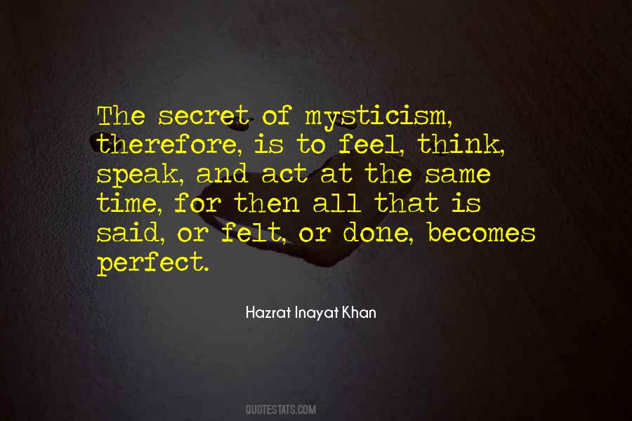 Quotes About Mysticism #319525