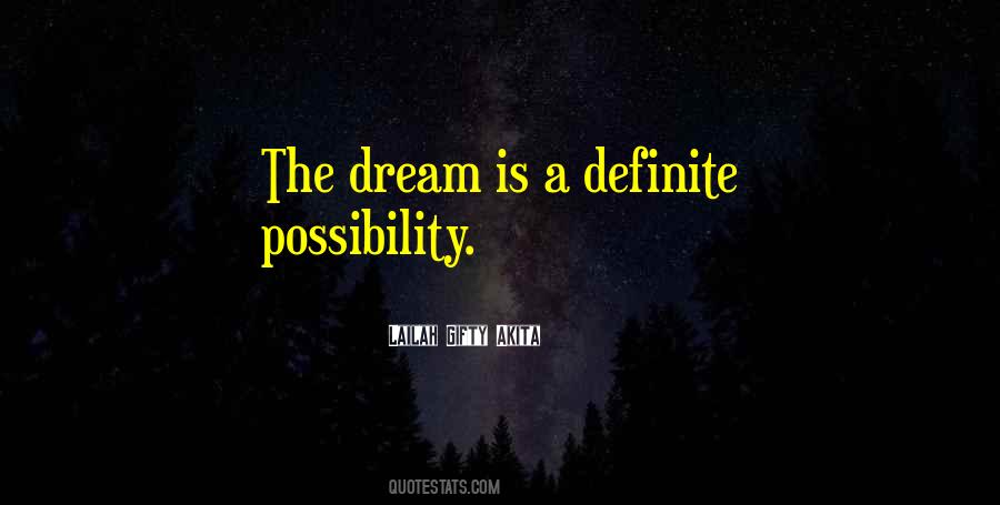 Quotes About Possibility #1780689