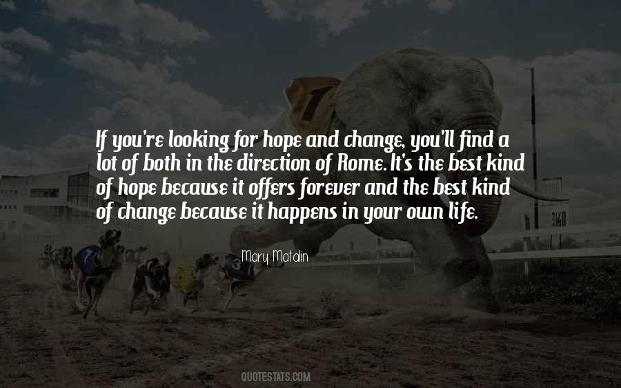 Quotes About Hope And Change #1229691