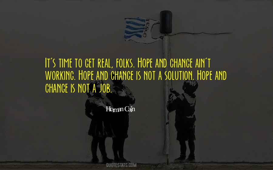 Quotes About Hope And Change #231034