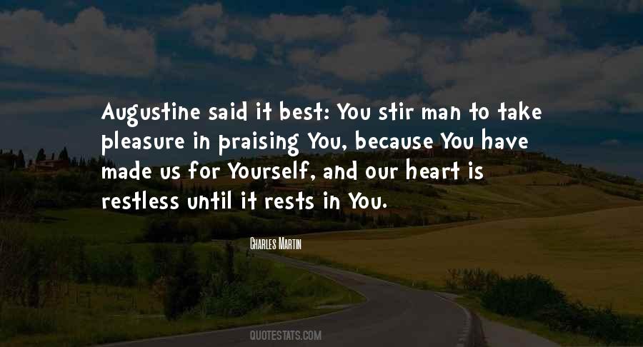 Quotes About Restless Heart #1432610
