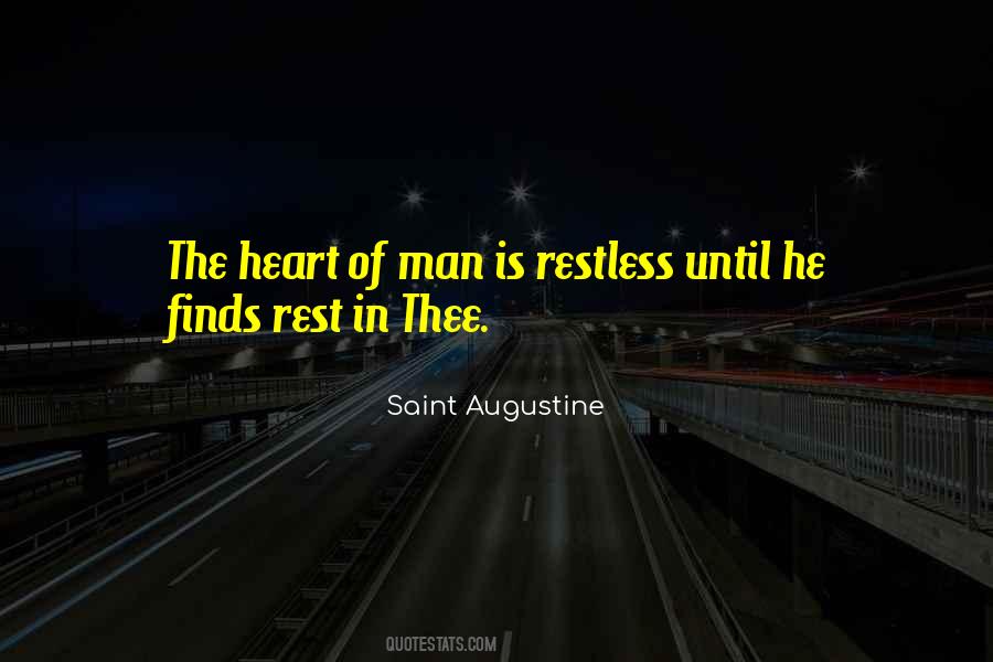 Quotes About Restless Heart #917285