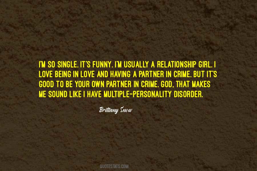 Quotes About Single Relationship #30918