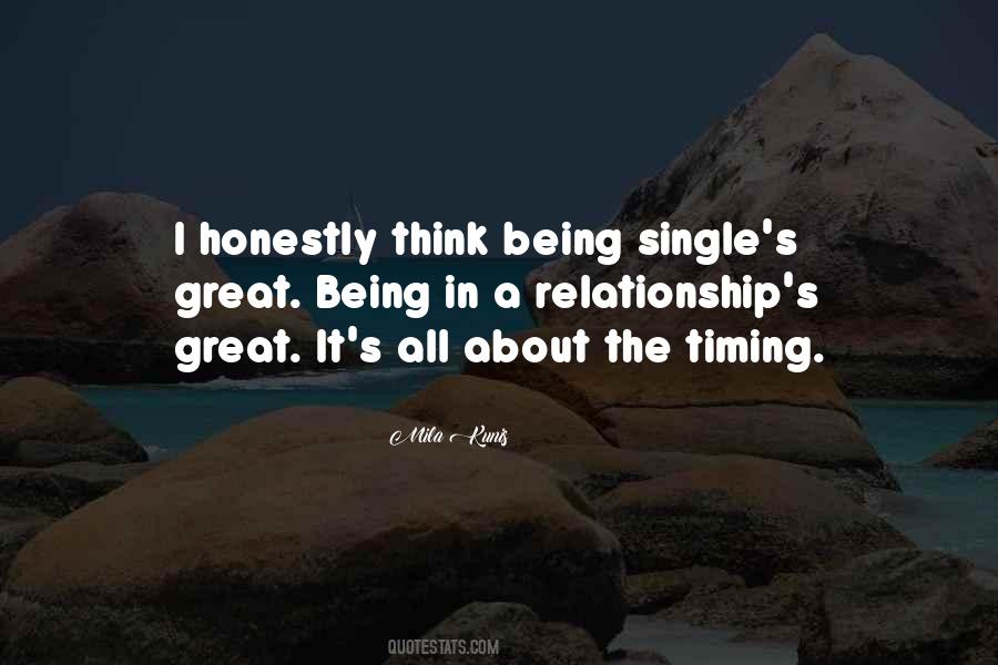 Quotes About Single Relationship #717191