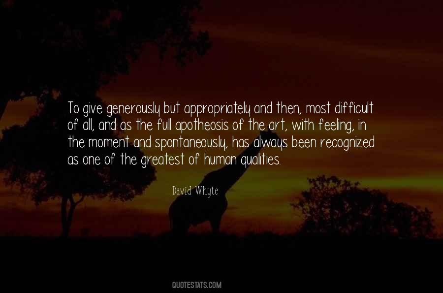 Quotes About Giving Generously #195979