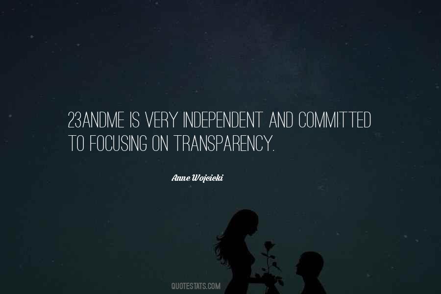 Quotes About Transparency #1142141