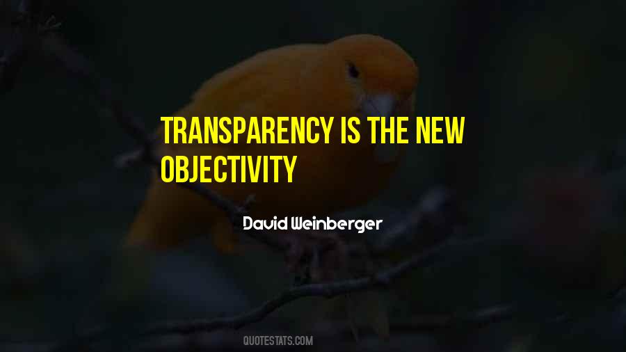 Quotes About Transparency #1299936