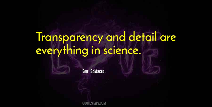 Quotes About Transparency #1430220