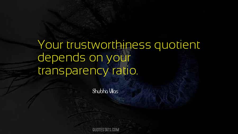 Quotes About Transparency #1508348