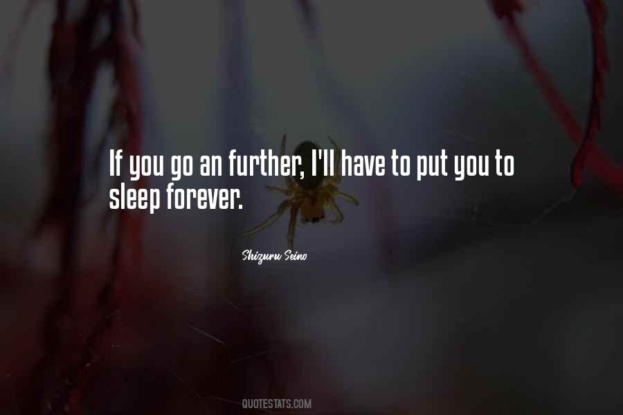 Sleep Forever Quotes #1272302