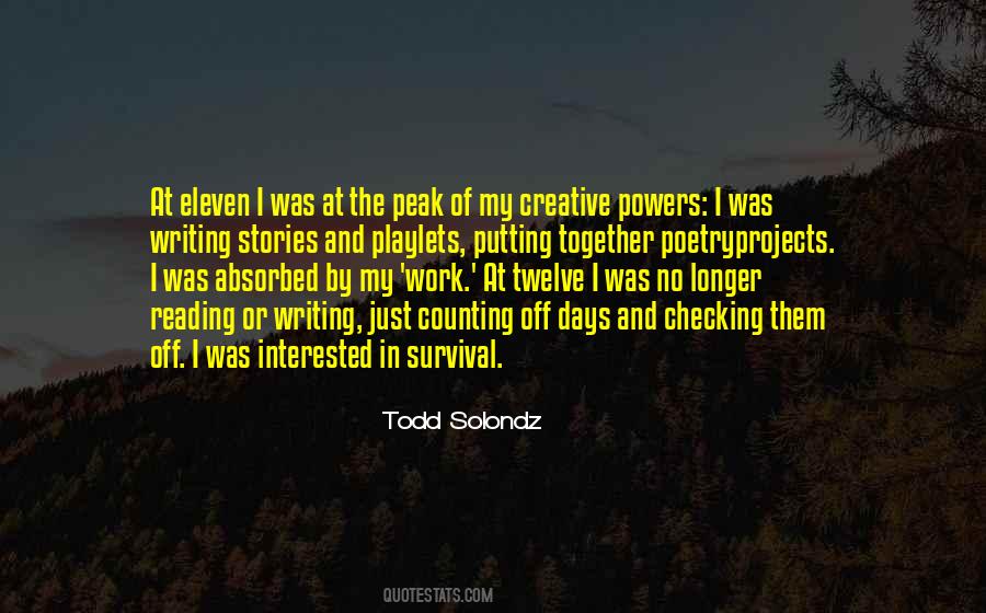 Quotes About No Days Off #1452748