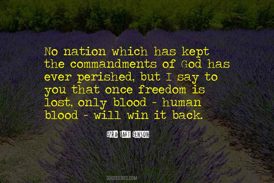 Quotes About Commandments Of God #1390387