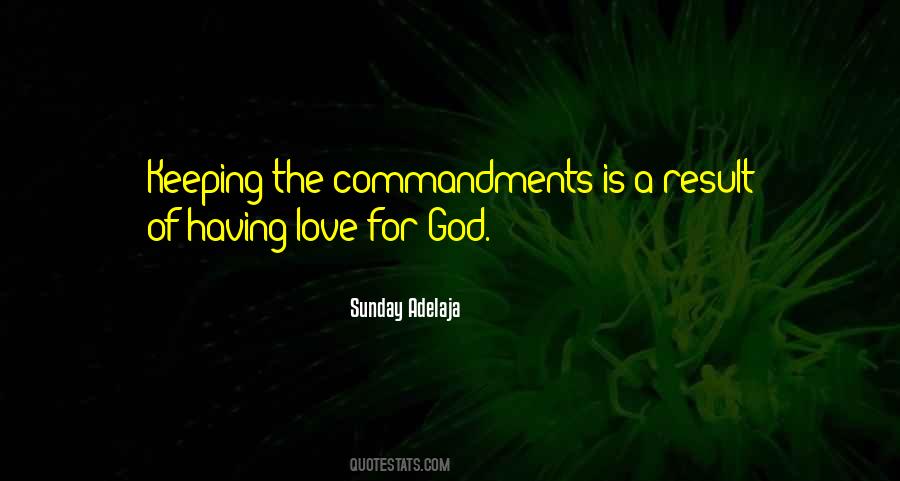 Quotes About Commandments Of God #790181