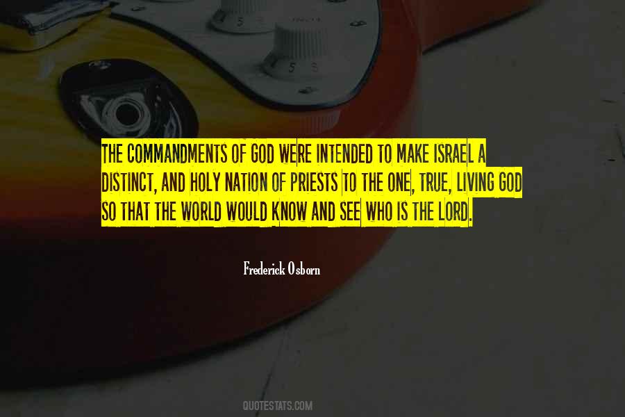 Quotes About Commandments Of God #922175