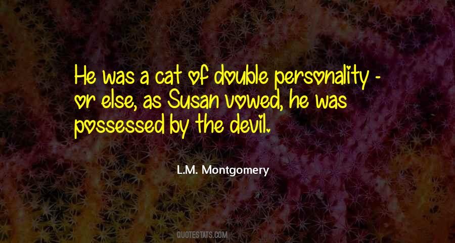 Quotes About Double Personality #475124