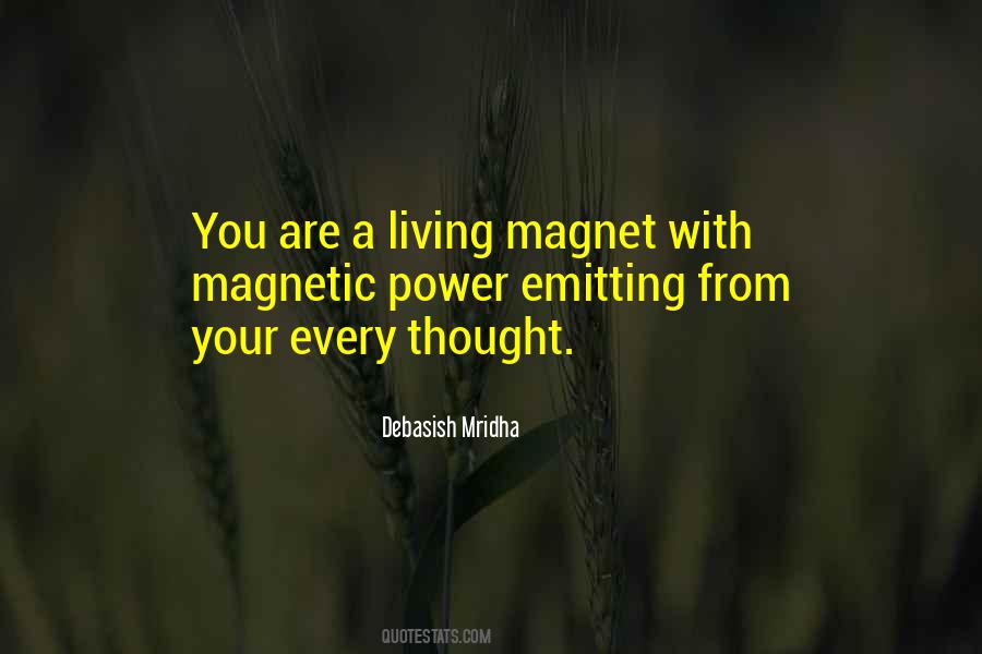 Living Magnet Quotes #690175
