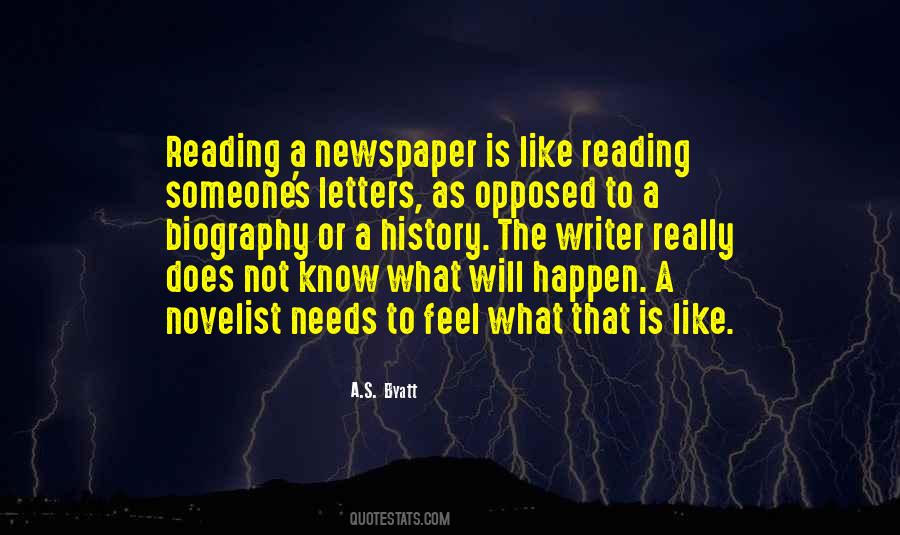 Quotes About Reading The Newspaper #100401