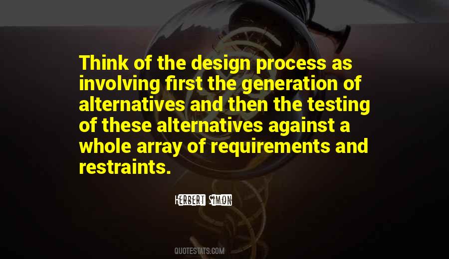 Quotes About Alternatives #1160290