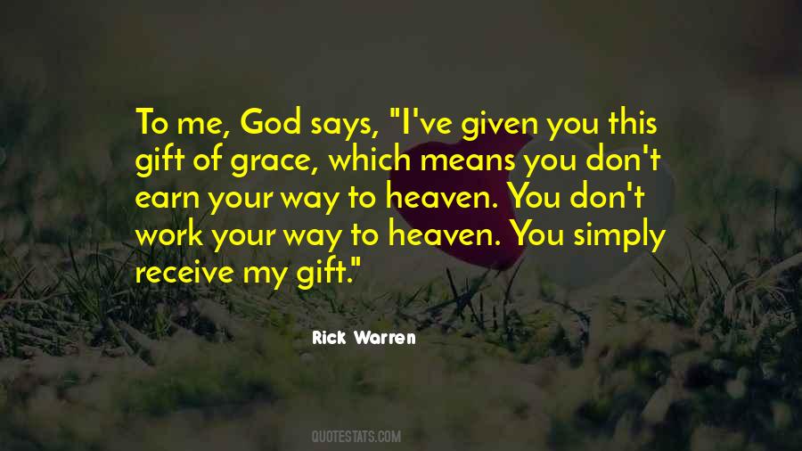 Gift Of Grace Quotes #900619