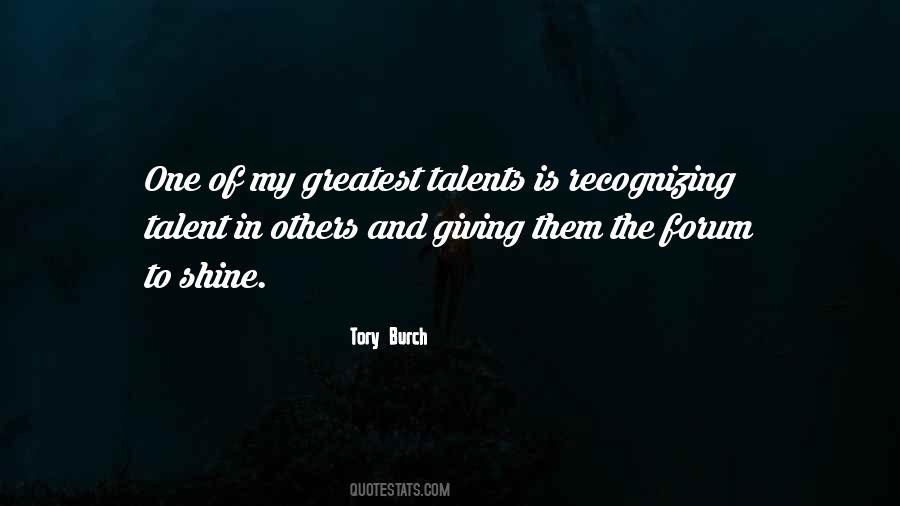 Quotes About Recognizing Talent #1757709