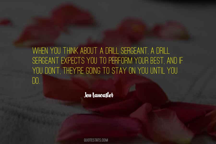 Quotes About Drill #1220696