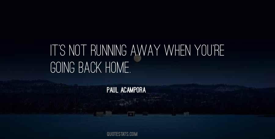 Quotes About Not Running Away #439051