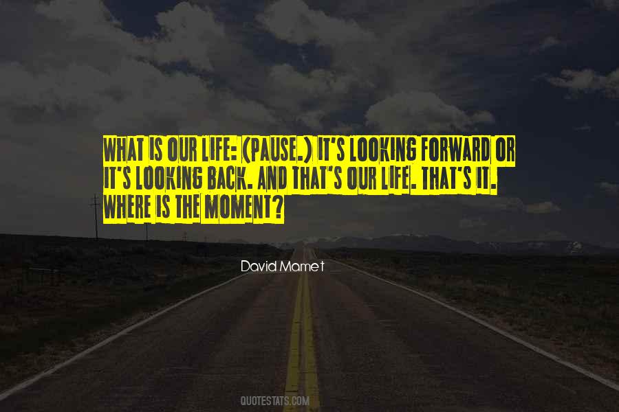 Quotes About Looking Back And Looking Forward #1020843