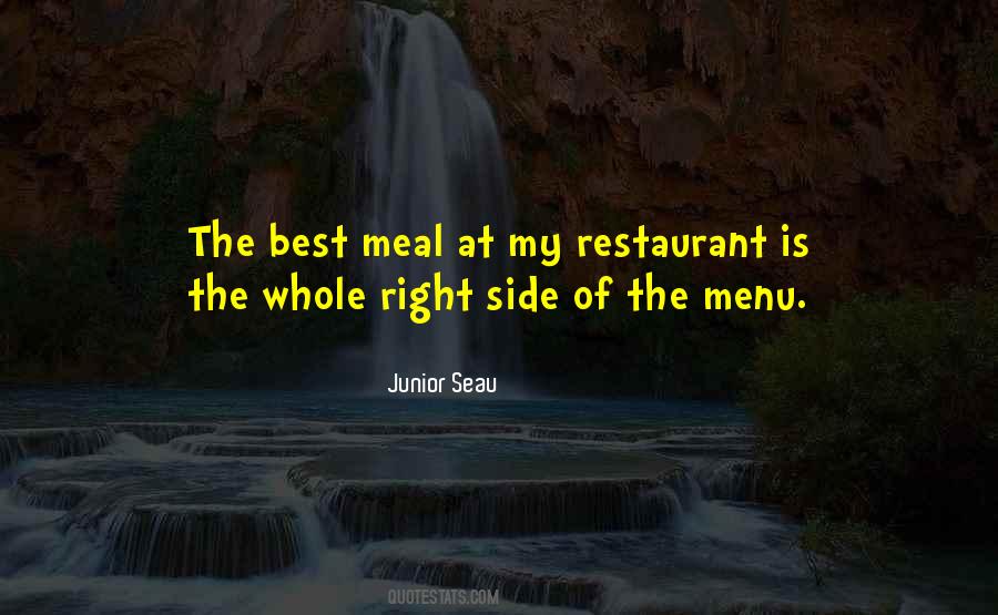 Quotes About Restaurant Menu #191030